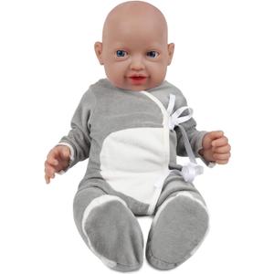 Vollence 12" Realistic Full Body Silicone Baby Doll - Boy
