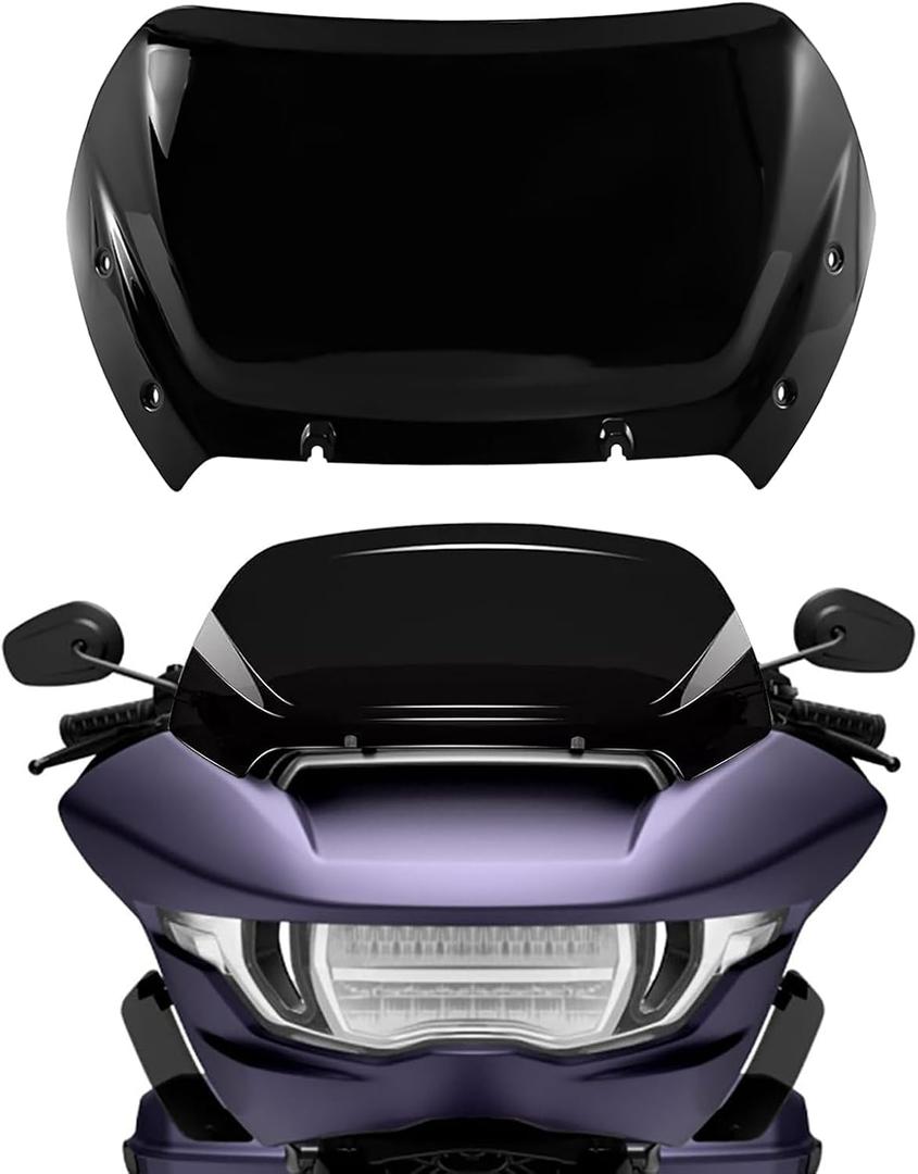 Compatible with 2023 2024-2026 Road Glide Windshield 12" Windscreen for Harley road glide CVO/SE FLTRXSE 2023 FLTRX 2024 CVO ST FLTRXSTSE 2024 Harley Accessories, Black