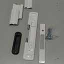 Double Bolt Lock for Sliding Glass Doors - Newly Patented - Advanced Technology to Keep Your Family Safe and Secure - High Security Lock - Virtually Burglar Proof (White)