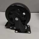 5 Inch Caster Wheels, Casters Set of 4, Heavy Duty Casters with Brake 2200 Lbs,Swivel Caster Wheels with Top Plate, Industrial Caster Wheels for Workbench, Cart, Furniture