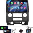 8Core 4G 64G for Ford Escape/Ford Kuga/Mazda Tribute 2007-2012 Car Stereo Radio with Wireless CarPlay Android Auto/9" 1280x720P IPS Touchscreen/BT5.0/GPS/WiFi/DSP 36EQ/Backup Camera