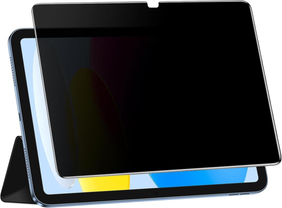 Privacy Screen Protector for iPad 11th (A16) 2025 11 inch / 10th Generation 2022 10.9 inch, Anti-Spy Tempered Glass, Anti-Scratch, Bubbles Free