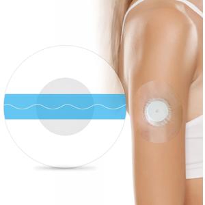 HONYOU 1 Pack Latex-Free Medical Adhesive Patches for Freestyle Libre 2/3-Precut CGM Tape with No Glue On The Center Waterproof and Strong Stick for Long Stay