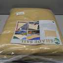 Shade Fabric Sun Shade Cloth,Privacy Screen for Patio Garden Pergola Cover Canopy 12x16 FT,Outdoor Shade Cloth for Deck, Backyard, Patio