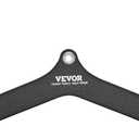 VEVOR LAT Pulldown Attachments, Cable Machine Rowing T-bar V-bar Tricep Pull Down Bar, Back Strength Training Rubber Coated Handle Grip, Bicep Curl Tricep LAT Pulldown Bar for Home Gym Fitness (33x4.5x6.7")