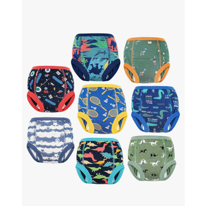 MooMoo Baby 7 Packs Potty Training Pants Cotton Absorbent Training Underwear for Toddler Boy and Girls 2T-9T MooMoo Baby 7 Packs Potty Training Pants Cotton Absorbent Training Underwear for Toddler Boy and Girls 2T-9T