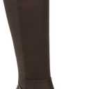 LifeStride Womens Gracie-WC Wide Calf High Heeled Boots Dark Chocolate Wide Calf 9.5 W