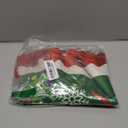 Christmas Tree Skirt Soft and Funny Red Green Trimmed Christmas Tree Collar Farmhouse Xmas Holiday Decoration 48 Inch (Green)