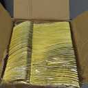 Prestee Set of 300 Gold Plastic Forks Disposable - 7-in Heavy-Duty Fork Flatware - Bulk Pack Fancy Silverware - Sturdy Elegant Cutlery for Weddings, Birthday Parties, Buffets, Catering, and Events