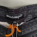 maamgic 5inch Mens Swim Trunks with Compression Liner 2-in-1 Swimming Shorts Stretch Quick Dry with Zipper Pockets (Black, XXL)