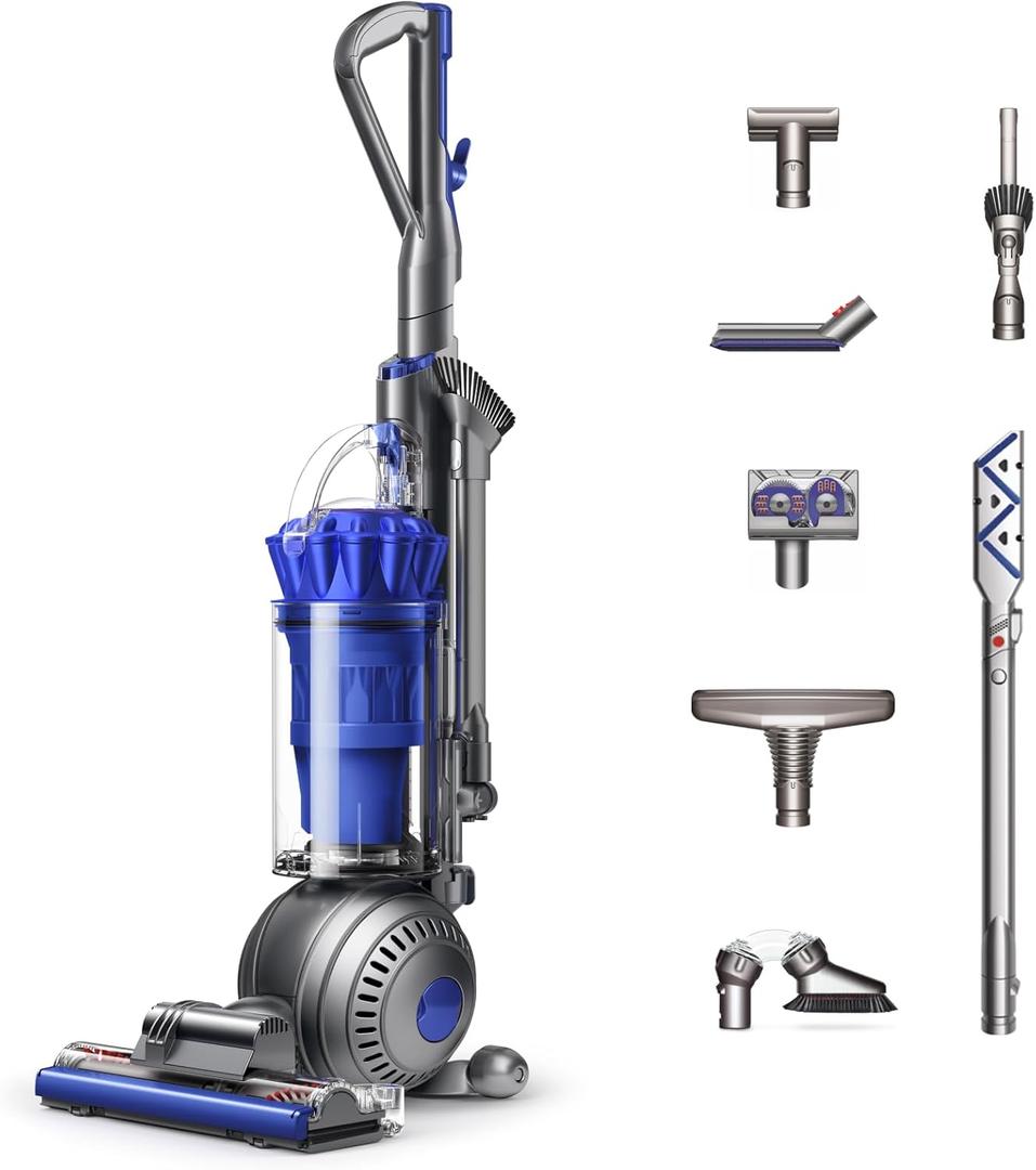 Dyson Ball Animal Total Clean Upright Vacuum, Iron/Blue