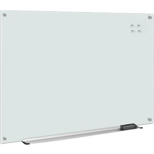 Amazon Basics Glass Dry-Erase Board, Magnetic Frameless Whiteboard, 48W'' x 36H''