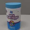 Tub Works Bath Color Fizzies, 150 Count | Nontoxic & Fragrance-Free | Fizzy, Bath Color Tablets for Kids | Create Colorful Water Water Tablets in 7 Colors for Variety | Bath Bombs for Kids Bathtub