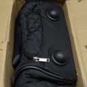 Lekeinchi Rolling Garment Bag for Travel - Convertible Duffel Bag with Wheels & Shoes Compartment, Carry on Suit Luggage Bag with Trolley for Business Trip, Wedding, Weekender (Black)