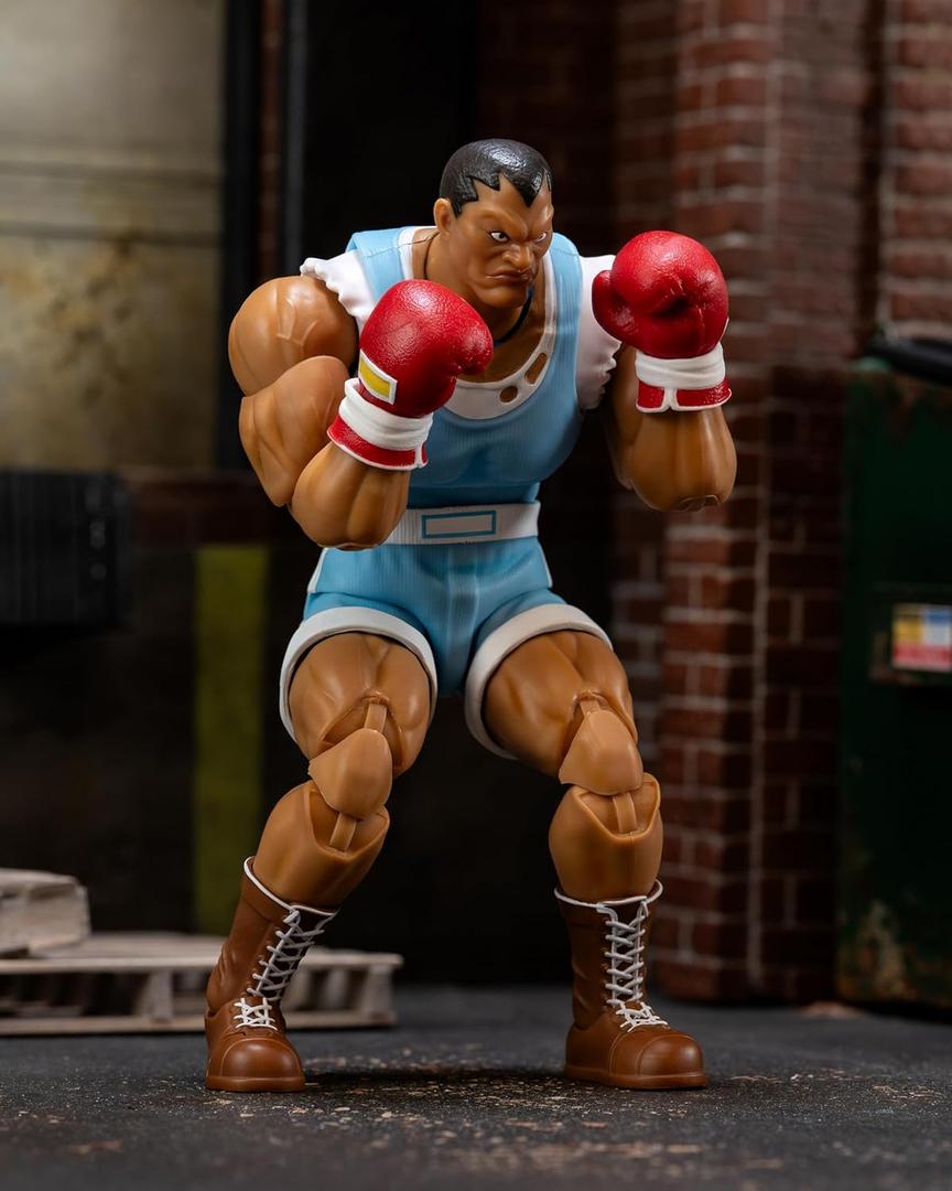 Jada Toys Street Fighter II Balrog Action Figure 1:12 Deluxe Scale 6" Tall, Fully Articulated, Collector Packaging