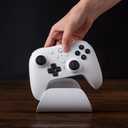 8BitDo Ultimate 2 Wireless Controller for Windows PC, Apple, Steam & Android, Gaming Controller with TMR Joysticks, Hall/Tactile Triggers, Motion Control, RGB Fire Ring, 1000Hz Polling Rate, Purple