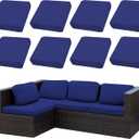 Outdoor Cushion Covers Set,8PCS Patio Furniture Couch Seat Slipcovers, Replacement for Sofa Sectional Chair(CoverOnly)