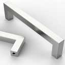 25 Pack 5 Inch(128mm) Brushed Satin Nickel Kitchen Cabinet Handles, Stainless Steel Cabinet Pulls Kitchen Cabinet Hardware for Cupboard Drawer Handles Dresser Pulls