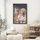 PEALSN Solid Wood 24x36 Poster Frame, Black Poster Frames 24 x 36 inches for Wall Mounting Display, 1 Pack