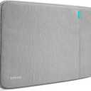 tomtoc 360 Protective Laptop Sleeve for 13-inch New MacBook Air M4/A3240 2025, M3/A3113, M2/A2681 M1/A2337 A2179 A1932, 13-inch MacBook Pro M2/A2686 M1/A2338, Water-Resistant Computer Case Bag (Gray)
