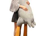 Swan Stuffed Animal, 74.8inch 4.85 lbs Swan Plush Toy Large Goose Stuffed Animal Plush Toy Big Duck Stuffed Animals Plush Pillow Gifts for Kids and Adults