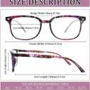5 Pack Reading Glasses Blue Light Blocking for Women,Computer Readers with Spring Hinge