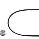 OEM WH03X32217 Washer 1/2 HP Motor Pulley & Belt & Nut Set Compatible with GE, Replacement Part WH07X24182 WH49X25377 4975025 AP7018598 PS16554753 EAP16554753