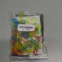 Wowagoga 3.35 Inch Plastic Sword Picks Food Toothpicks Fruit Fork Cocktail Sticks, Multicolor, 100 Count