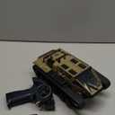 Mostop RC Tank Car, 1:16 Scale 2.4Ghz Remote Control Crawler High Speed Tank, Off-Road RC Tracked Vehicles 360Rotating Drifting Car with 2 Batteries, Military Truck for Kids Adults (Brown Yellow)