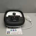 HOSPAN Collapsible Foot Spa with Heat, Bubble, Red Light, and Temperature Control, Foot Bath Massager with 8 Shiatsu Massage Rollers, Pedicure Foot Spa for Relaxation and Stress Relief, Black