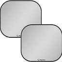 Magnelex Windshield Sun Shade - Reflective Fabric Blocks Sun and Keeps Your Vehicle Cool, Foldable Sun Shield for Car (Universal Fit)