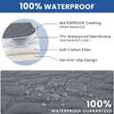 Waterproof Dog Bed Cover, Non-Slip Dog Blanket for Couch, Couch Covers for Dogs Washable, Pet Blanket for Furniture, Pet Bed Mat for Sofa, Car, Pet Supplies (52x82 Inch, Dark Grey) (EXP 08/07/26)