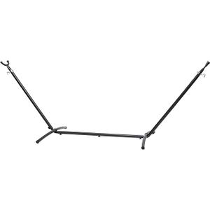 Amazon Basics 2 Person Heavy Duty Hammock Stand for Outside, Includes Portable Carrying Case, 9 foot, Black