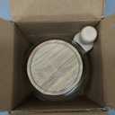 66 oz Bath Salts Glass Jar with Wooden Lid and Scoop,Bathroom Decor Container,Airtight Storage Bathtub Accessories for Women