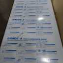 8 Pack 8' X 6' X 0.16'' Polycarbonate Greenhouse Panels, Waterproof UV Protected Clear Polycarbonate Sheets Twin-Wall Roof Panels, Corrugated Plastic Roofing Panels for Greenhouse Replacement