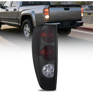 Nilight Taillight Assembly Compatible with 2004 2005 2006 2007 2008 2009 2010 2011 2012 Chevy Colorado GMC Canyon 2006-2008 Isuzu Tail Light Rear Lamp OE Style Driver Side Smoke Red Lens