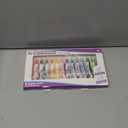 Tub Works Smooth Bath Crayons Bath Toy, 12 Pack | Nontoxic, Washable Bath Crayons for Toddlers & Kids | Unique Formula Draws Smoothly & Vividly on Wet & Dry Tub Walls | Hexagon Grip Bathtub Crayons