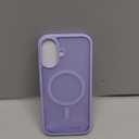 Miracase Magnetic for iPhone 17 Case (Compatible with MagSafe) with Screen Protector Military-Grade Protection, Anti-Fingerprint Translucent Matte Phone Cover for iPhone 17 6.3 inch, Light Purple