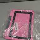 Kids Case for 10inch Tablet,(Compatible 13th/11th Generation,2023/2021 Release),Shockproof Kid-Proof Cover with Protector Handle Stand Incompatible iPad Samsung TCL 10 inch tablet. (Light Pink)