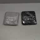 2 Pcs JHX Travel Laundry Bags, Dirty Clothes Organizer Upgraded with Handles and Aluminum Carabiner for Travel, Camp, Fitness, and Students (Black & Grey) 24"L x 21"W