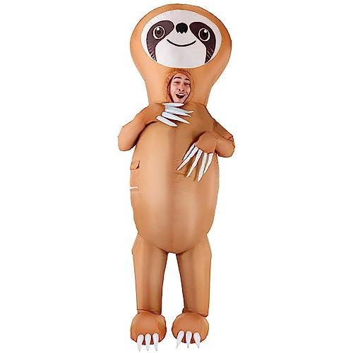 Morph Sloth Inflatable Costume Adult, Inflatable Costume Sloth, Sloth Halloween Costume, Inflatable Sloth Costume, Blow Up Sloth Costume, Inflatable Costumes Adult Funny