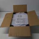 Thicken & Sturdy Clear Shoe Storage Organizer with Magnetic Door, Stackable Boxes for Closet, Foldable Space-Saving Shoe Rack for Sneaker Boot Container, Plastic Shoe Cabinet Shoe Box 6 Pack, White