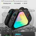i-Blason Charging Dock for Nintendo Switch 2 Joycon Controller, [7 Adjustable RGB Lighting] [Magnetic Design] 4 in 1 Fast Charger Station for Switch 2 Joycon with LED Indication & Type-C Charger Cable