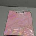 3 Ring Binder 1 inch with Clipboard - Pink & Gold Marble Design, Includes Dividers, File Bag & Spine Label - Stylish and Durable for Everyday Use, Holographic Waterproof Film