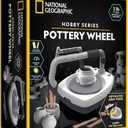 NATIONAL GEOGRAPHIC Hobby Pottery Wheel Kit - 8" Variable Speed Pottery Wheel for Adults & Teens with Innovative Arm Tool, 3 Lb Air Dry Clay & Art Supplies, Crafts for Adults, Craft Kits for Teenagers