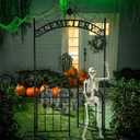 Chumia 8.76 ft Halloween Cemetery Archway Outdoor Entrance Graveyard Decor, 8.53 x 3.94 x 1.48 ft