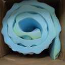 DMI 2-Inch Foam Mattress Topper, Egg Crate Foam Pad for Support, Air Circulation, Pressure Relief & Weight Distribution, Twin Size 33 x 72, Blue