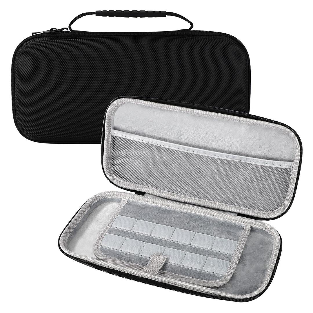 Carrying Case for Switch 2, Oxford Large Capacity Travel Game Console Pouch Protective Hard Shell Case Portable Console Storage Bag Practical Accessories for Switch 2