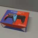 Wireless Switch Controller for Nintendo Switch/Switch 2/Lite/OLED Controller, Switch Controller with a Mouse Touch Feeling on Back Buttons, Extra Switch Pro Controller with Wake-up,Programmable, Turbo Function (Red+Blue)