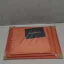 SMIRLY Plastic Cutting Board Set with Holder 3 Pieces, Non-Slip Dishwasher Safe Chopping Boards for Kitchen, Orange